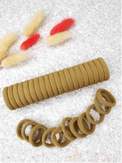 Резинки бесшовные для волос 3см. (коричневый)